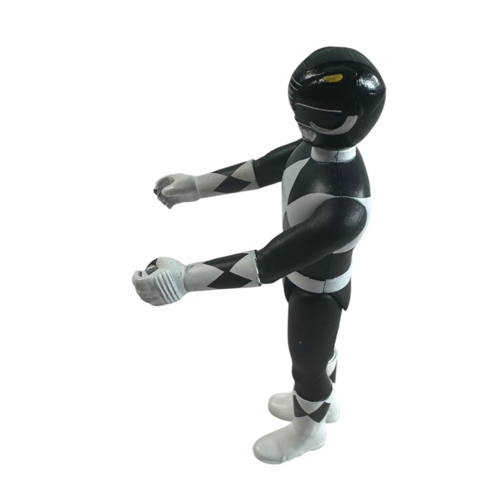 Super7 Power Rangers Black Ranger ReAction Figure 3.75 inch Action Figure - Picture 6 of 7